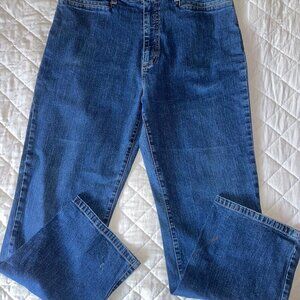 1980s French Dressing Jeans High Waist Rise Jeans Made In Canada‎ 14P
